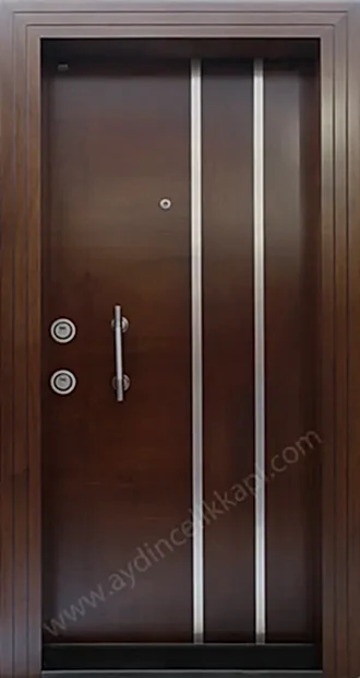 Freze Desenli Modern Çelik Kapı – Model A-16