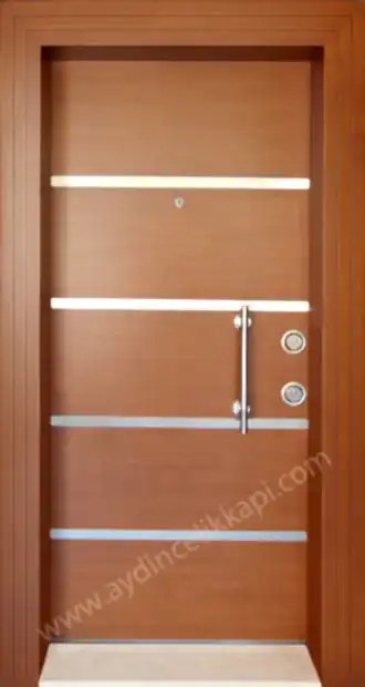 Paslanmaz Aksesuarlı Çelik Kapı – Model A-25